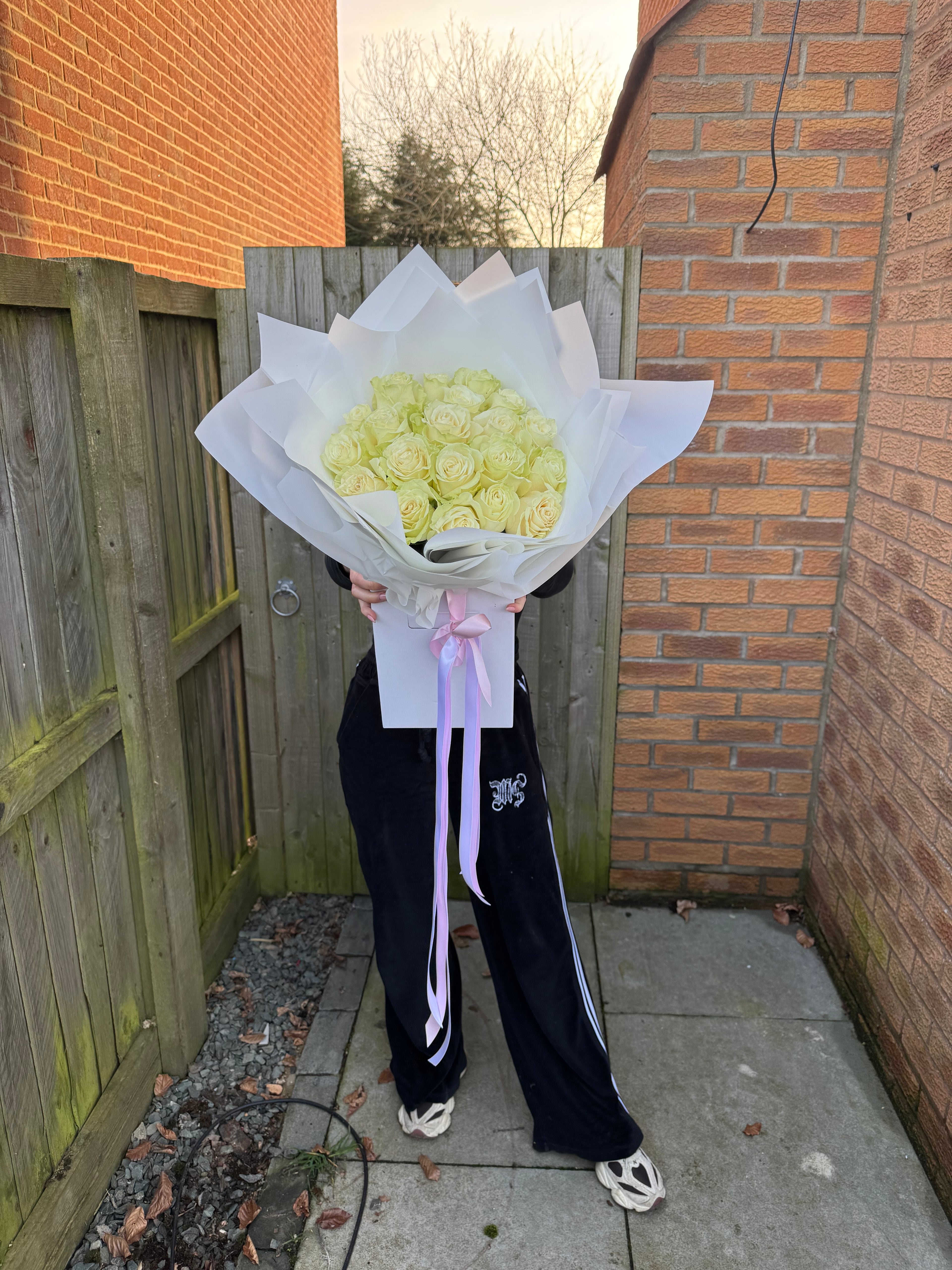 MOTHERS DAY WHITE ROSES