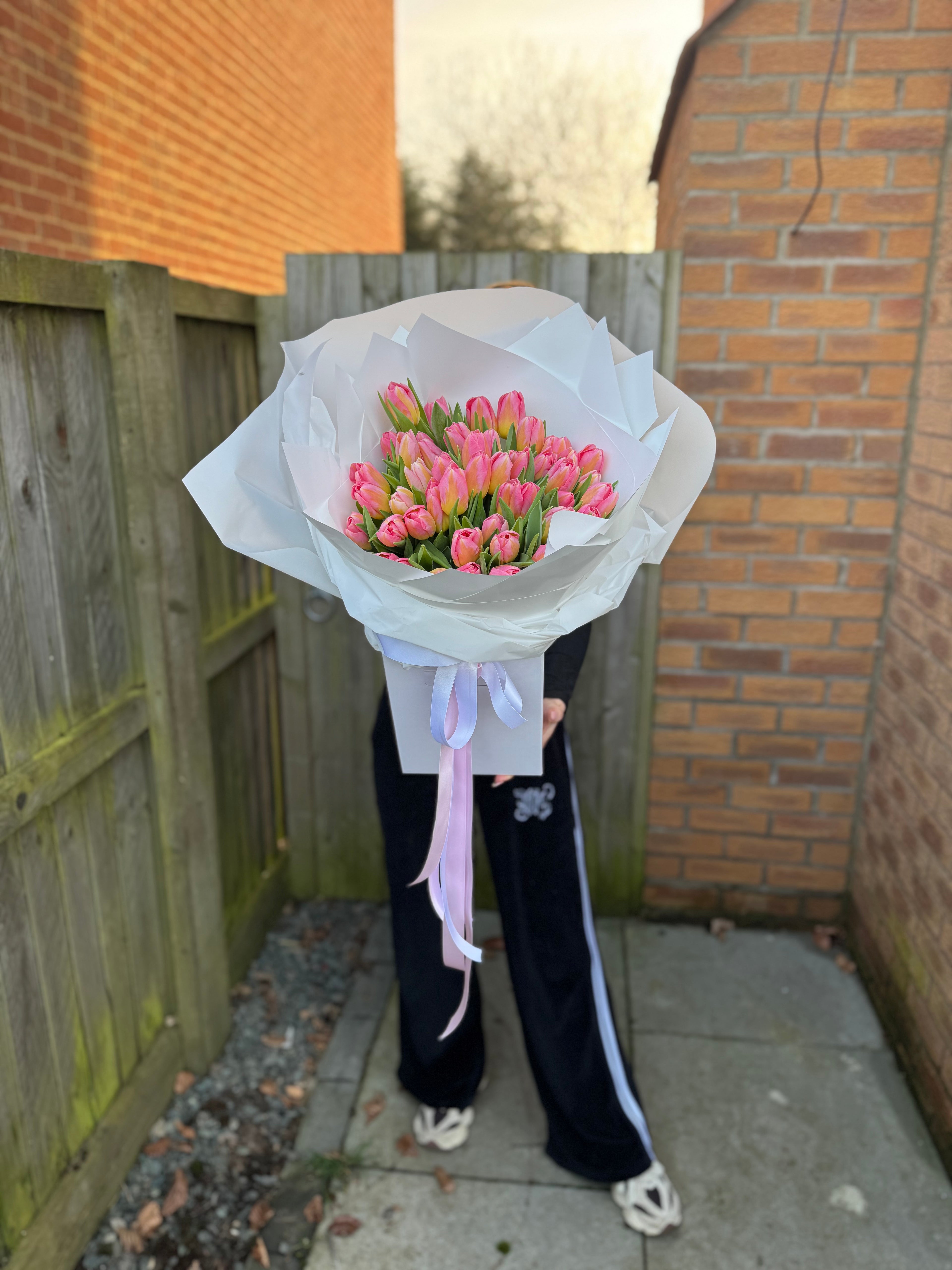 MOTHERS DAY PINK TULIPS