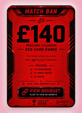 Penelopes Red Card Match Day Bouquet - LARGE
