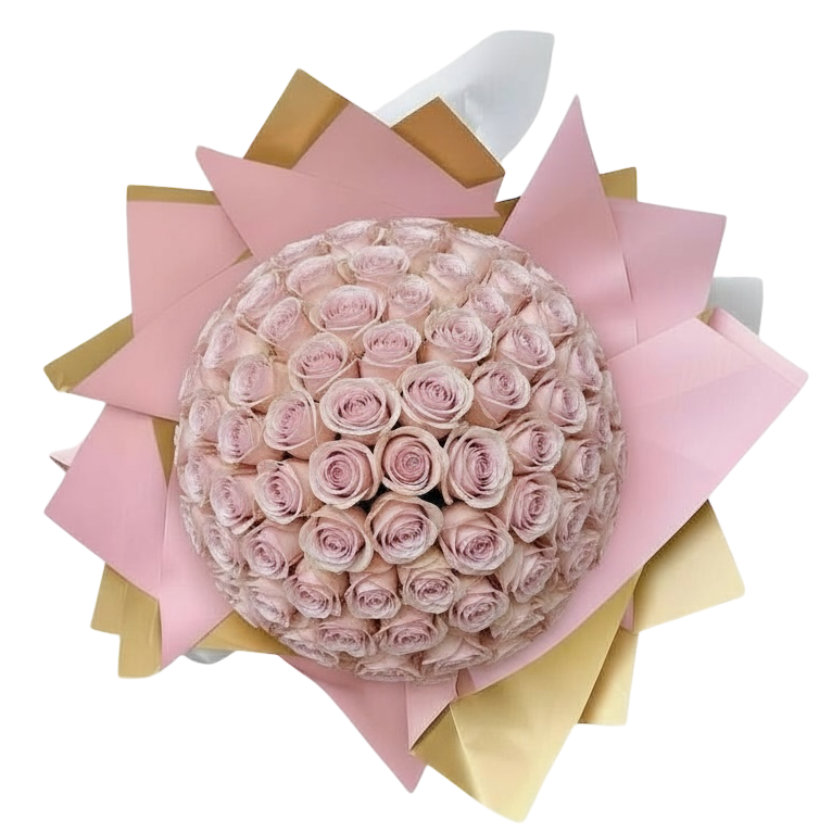 Penelopes Pink Roses - 100