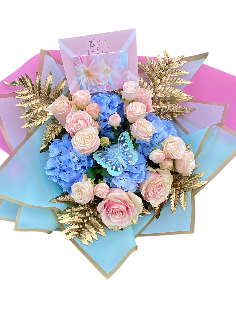 Penelope's Blue Bouquet - Medium