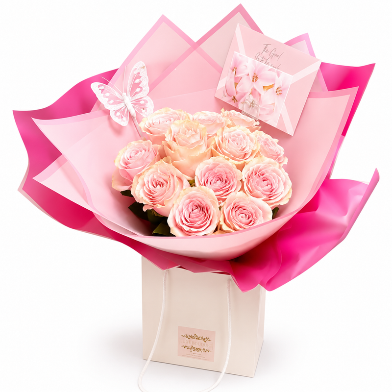 Penelopes Pink Roses - 12