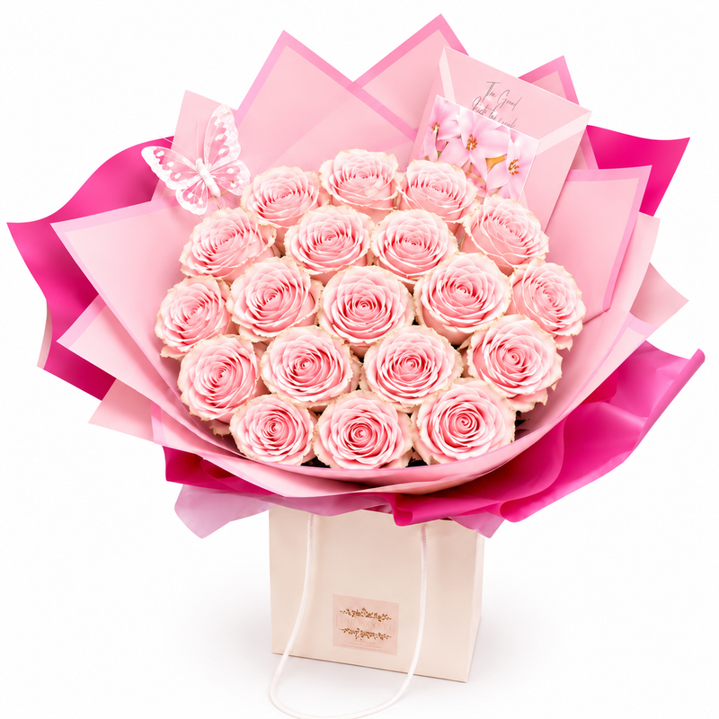 Penelopes Pink Roses - 25