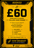 Penelopes Yellow Card Match Day Bouquet - XL