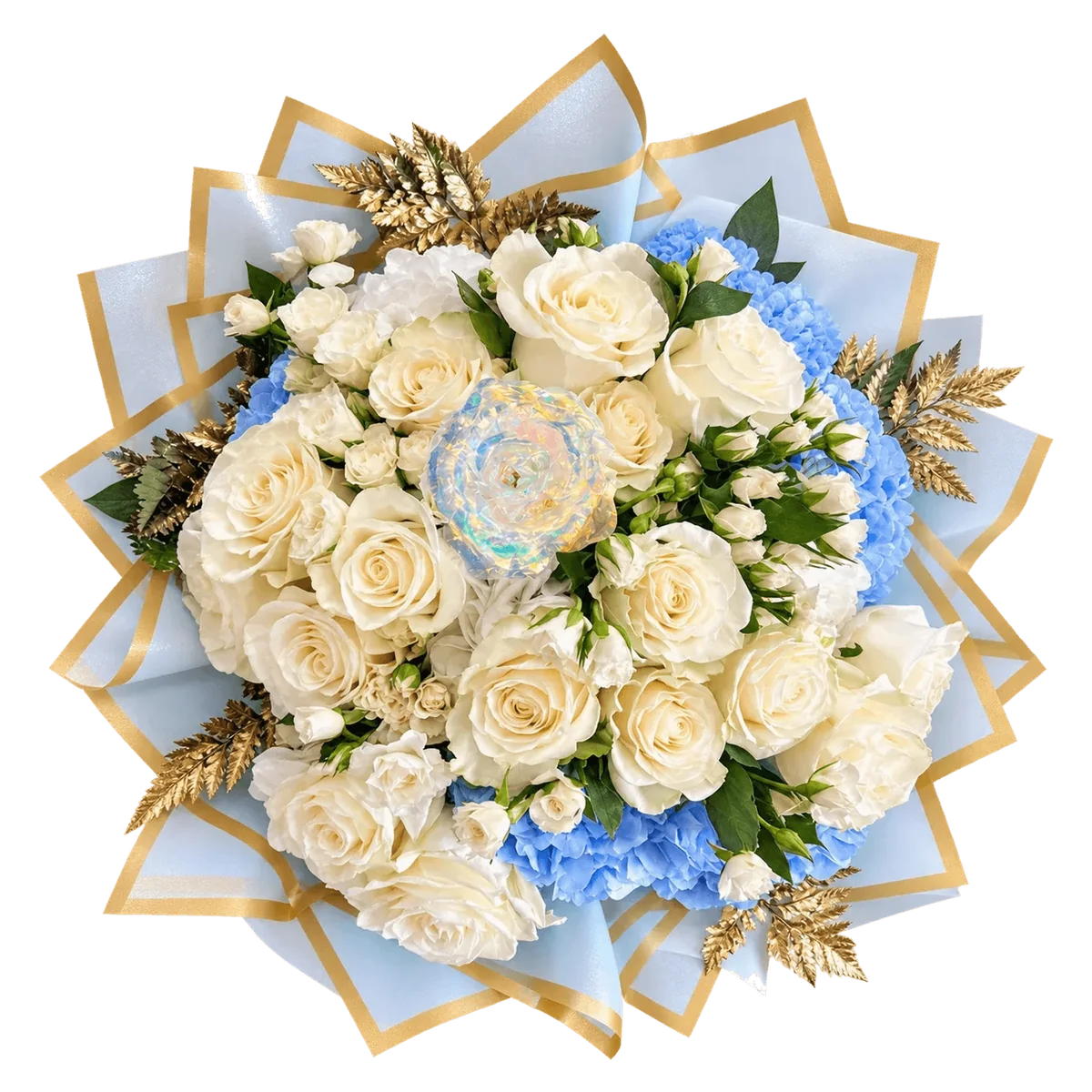 Penelopes Blue bouquet