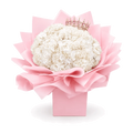 Penelopes White Hydrangeas bouquet