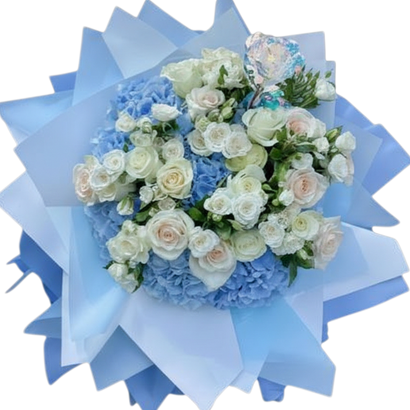 Penelope's Blue Bouquet - XXL